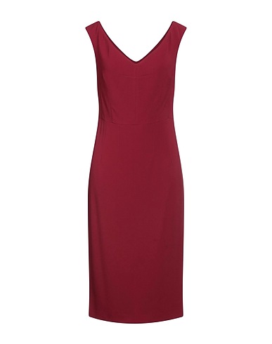 CLIPS Midi dress Garnet 70% Viscose, 26% Acetate, 4% Elastane