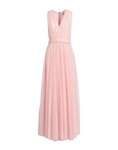ATELIER LEGORA Long dress Light pink 45% Viscose, 30% Polyamide, 20% Polyester, 5% Elastane