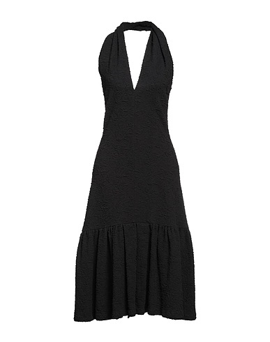 MSGM Midi dress Black 75% Cotton, 25% Polyamide