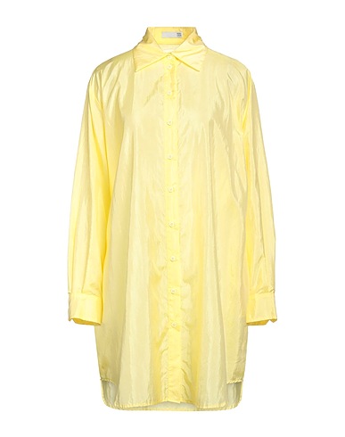 DOUUOD Hemdkleid Gelb 65% Polyamid, 35% Seide