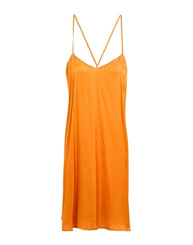 HAVEONE Short dress Orange 100% Viscose
