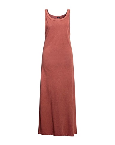 ASPESI Long dress Rust 100% Cotton