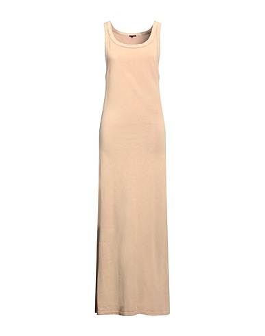 ASPESI Long dress Beige 100% Cotton
