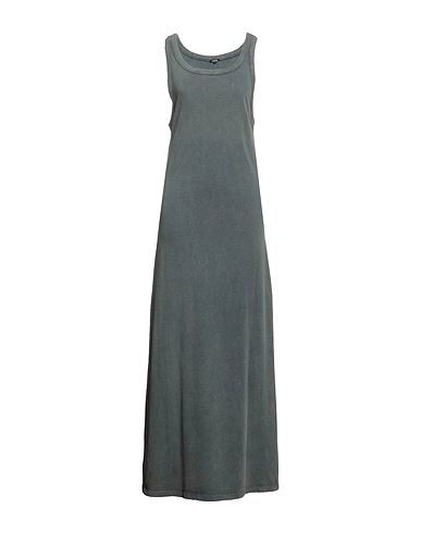 ASPESI Long dress Military green 100% Cotton