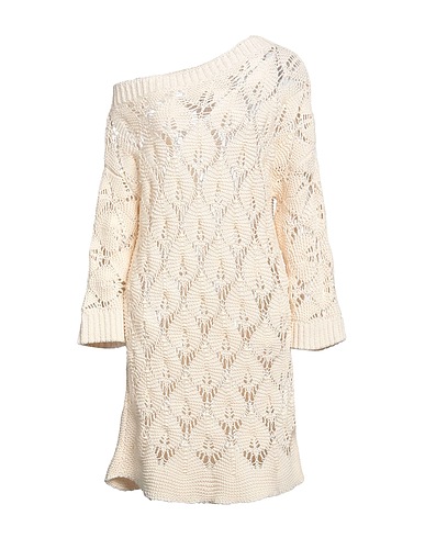 AERON Short dress Ivory 50% Recycled cotton, 50% Recycled polyester