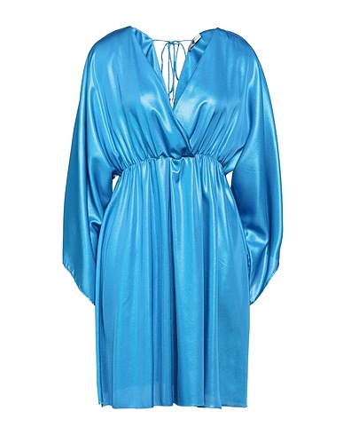 TWINSET Short dress U&B Azure 100% Polyester