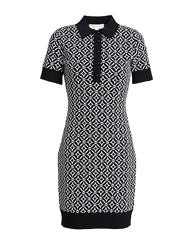 MICHAEL MICHAEL KORS Short dress Black 60% Recycled viscose, 23% Polyamide, 14% Polyester, 3% Elastane