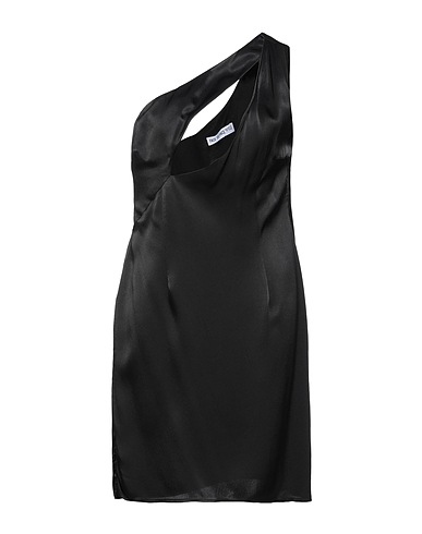 FACE TO FACE STYLE One-shoulder dress Black 100% Viscose