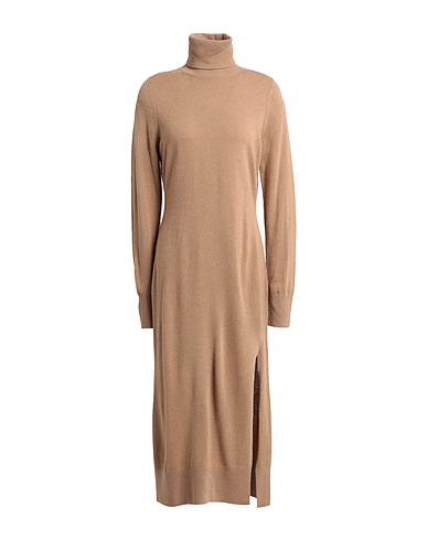 MICHAEL MICHAEL KORS Knit dress Camel 47% Merino Wool, 38% Viscose, 10% Nylon, 5% Cashmere