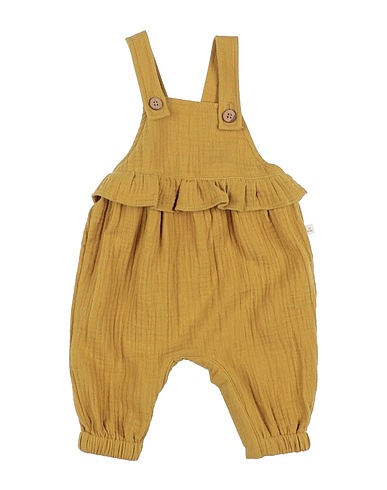 LIL' ATELIER Baby jumpsuit  Marigold 100% Organic cotton