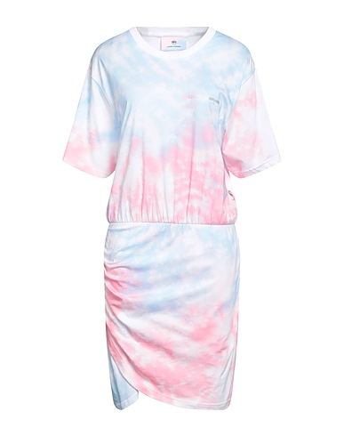 CHIARA FERRAGNI Robe courte Bleu ciel 100% Coton