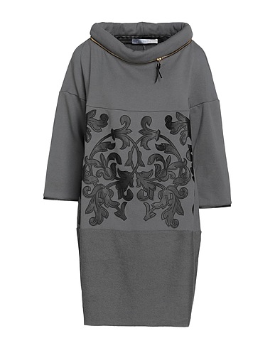 BRANCUS Short dress Lead 100% Cotton
