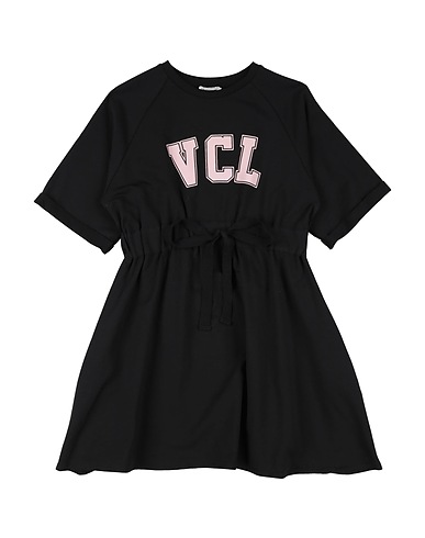 VICOLO Dress Black 96% Cotton, 4% Elastane