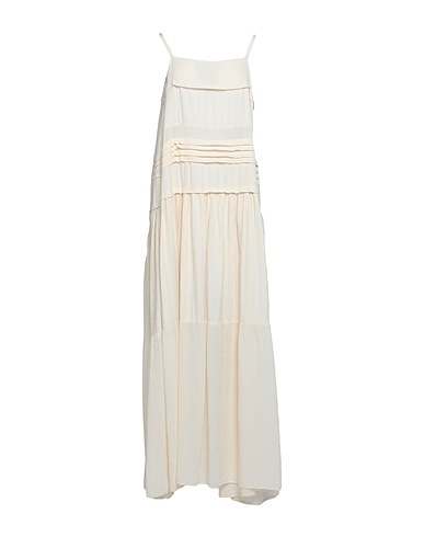 8PM Long dress Ivory 52% Cotton, 46% Organic cotton, 2% Lurex®