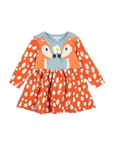 STELLA McCARTNEY KIDS Dress Rust 100% Cotton, Elastane
