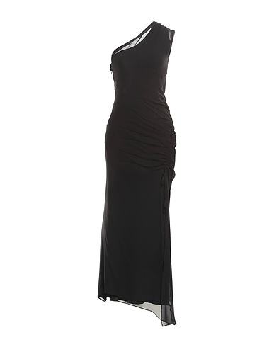 N°21 Long dress Black 100% Silk, Acetate