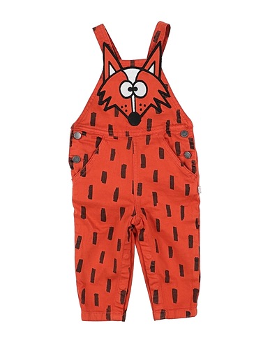 STELLA McCARTNEY KIDS Baby jumpsuit  Rust 98% Cotton, 2% Elastane