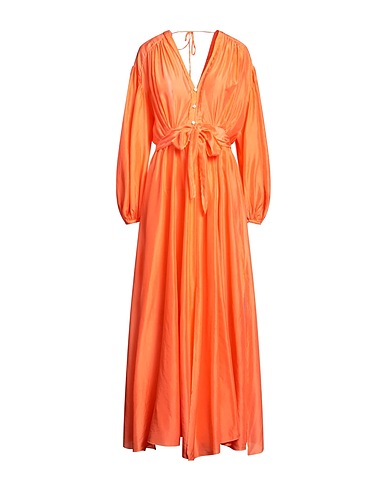 FORTE_FORTE Vestito chemisier Arancione 100% Seta