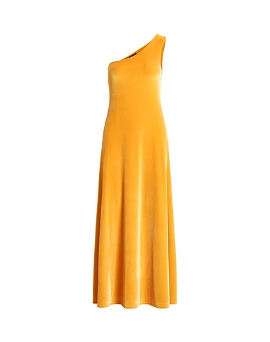 POLO RALPH LAUREN Long dress Marigold 90% Polyester, 10% Elastane