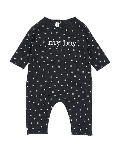 BABE & TESS Tutina Baby  Antracite 65% Cotone, 19% Poliacrilico, 7% Viscosa, 5% Elastomultiestere, 4% Fibre elastiche