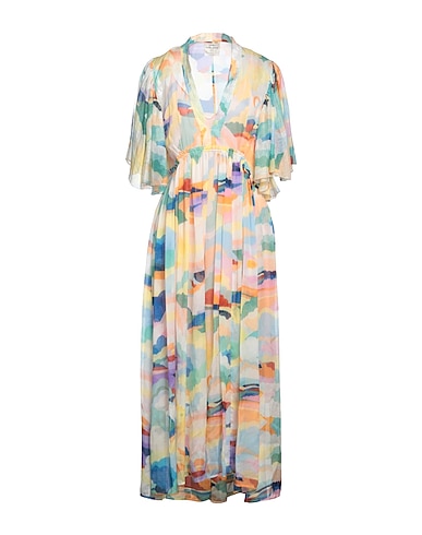 FORTE_FORTE Long dress Pastel yellow 100% Cupro
