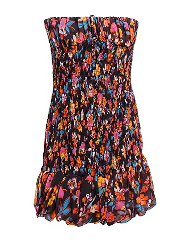 SAINT LAURENT Short dress Black 100% Silk