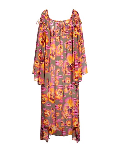 AMEN Long dress Military green 100% Viscose