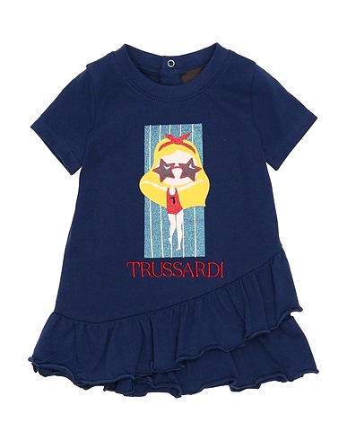TRUSSARDI JUNIOR Vestido para bebé  Midnight blue 100% Cotton