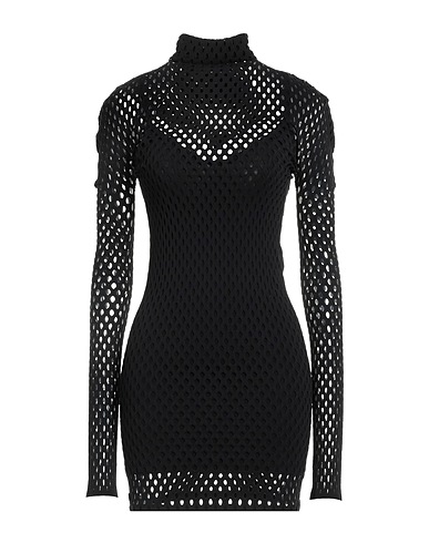 PHILIPP PLEIN Short dress Black 81% Nylon, 19% Elastane