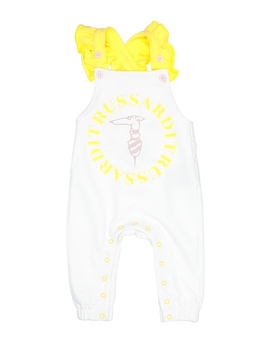 TRUSSARDI JUNIOR Tutina Baby  Bianco 100% Cotone