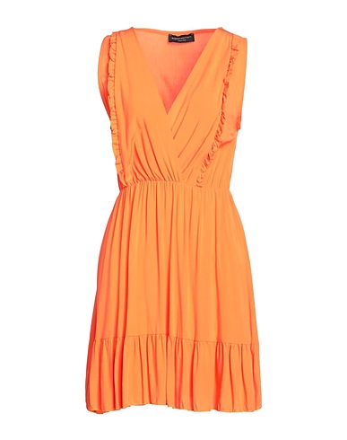 ANGELA MELE MILANO Short dress Orange 100% Viscose