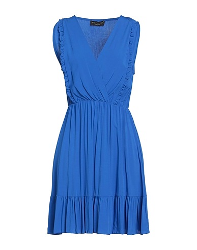 ANGELA MELE MILANO Short dress Blue 100% Viscose