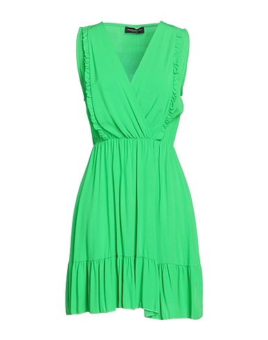 ANGELA MELE MILANO Short dress Green 100% Viscose