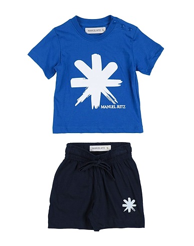 MANUEL RITZ Baby co-ord  Blue 100% Cotton