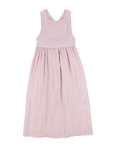LE PETIT COCO Dress Pink 84% Viscose, 16% Linen