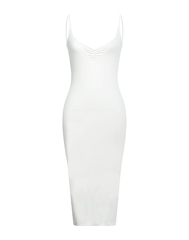 DSQUARED2 Midi dress White 79% Viscose, 21% Polyester