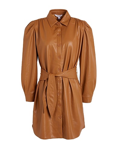 STEVE MADDEN Shirt dress Camel 100% Polyurethane