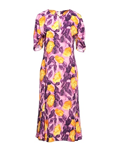 MARNI Midi dress Purple 98% Viscose, 2% Elastane