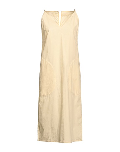 BROWNS Midi dress Pastel yellow 100% Cotton