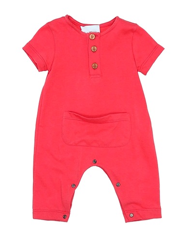 LE PETIT COCO Baby jumpsuit  Coral 100% Cotton