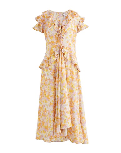 ROKH Midi dress Lilac 100% Polyester