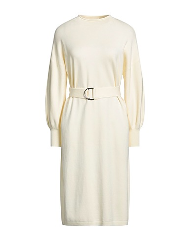 LE CIVIQUE Midi dress Cream 51% Viscose, 39% Polyamide, 10% Elastane