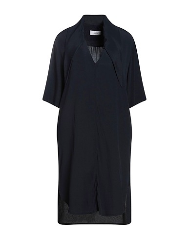 AGLINI Midi dress Midnight blue 69% Acetate, 31% Silk