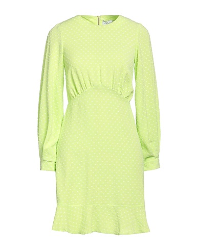 CLOSET Short dress Light green 96% Polyester, 4% Viscose