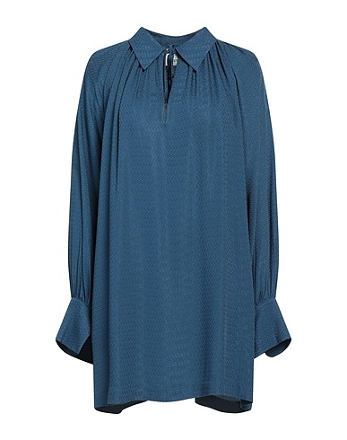 ATTIC AND BARN Shirt dress Slate blue 100% Viscose