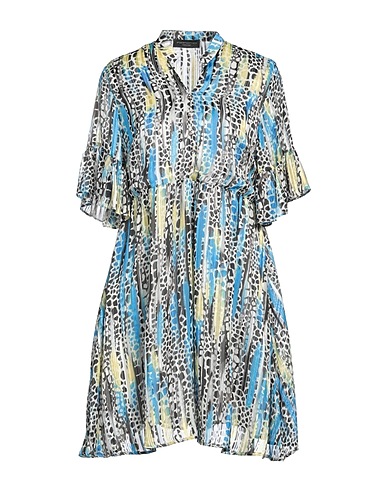 ANGELA MELE MILANO Short dress Azure 60% Viscose, 40% Polyester