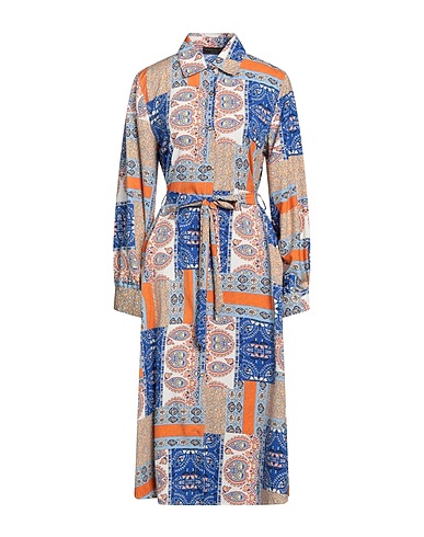 ANGELA MELE MILANO Midi dress Sky blue 65% Viscose, 35% Polyester
