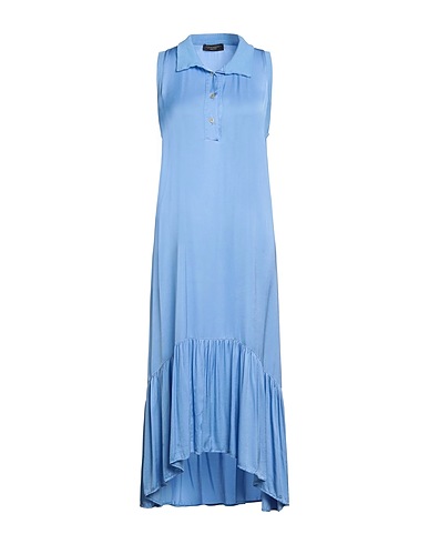 ANGELA MELE MILANO Midi dress Sky blue 100% Viscose