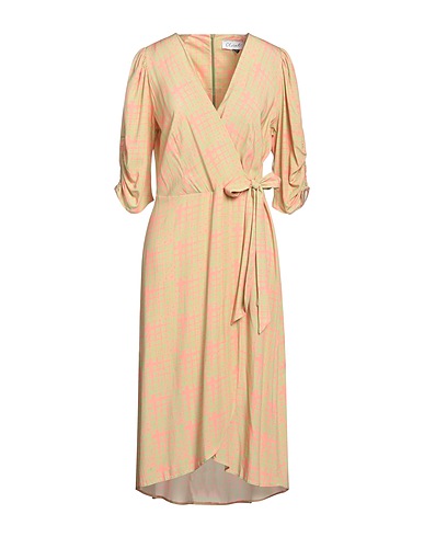 CLOSET Midi dress Pink 100% Viscose