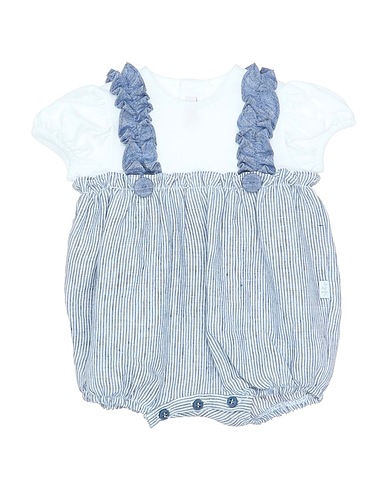 IL GUFO Baby jumpsuit Blue 100% Cotton, Linen